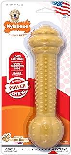 Nylabone NBC905P Dura Chew Large/ Giant Peanut Butter Flavored Barbell Dog