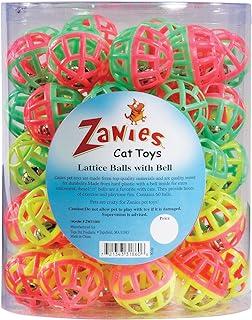Zanies Plastic Lattice Balls Cat Toy Canister