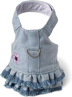 Doggles Harness Dress with Jean Fringe