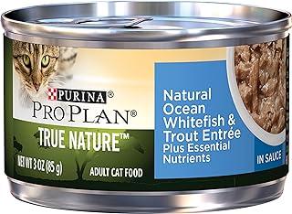 Purina Pro Plan Wet Cat Food, Natural Ocean Whitefish and Trout in Sauce Entree