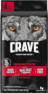 CRAVE Grain Free Adult Dry Dog Food with Protein from Beef