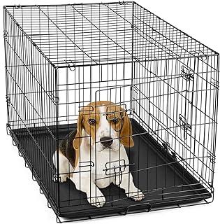 Dog Crate for Small Pets with Divider Panel & Tray