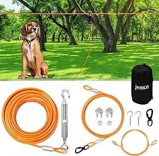 jenico Dog Tie Out Cable – 50ft Overhead Trolley System