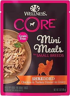 Wellness CORE Natural Grain Free Small Breed Mini Meals, Shredded Chicken & Turkey Dinner in Gravy
