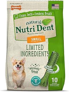Nylabone Nutri Dent Natural Dental Fresh Breath Flavored Chew Treats Small/Regular