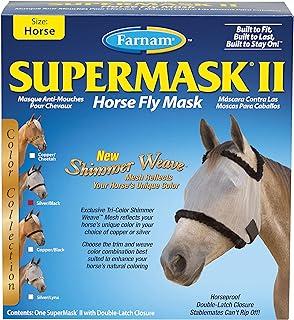 Super Mask II Shimmer Weave Mesh Horse Flies Without Ears