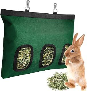 Large 600D Oxford Cloth Fabric Hanging Hay Feeder Bag for Small Animal Pet