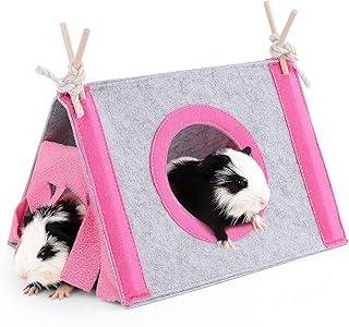 Beewarm Guinea Pig Hideout Accessories Small Animals House for Hamster Rat Mice