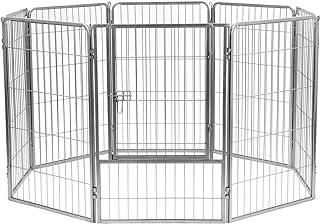 Precision Pet Courtyard Kennel Silver Crackle