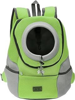 Mogoko Cat Dog Backpack Carrier, Puppy Pet Front Pack with Breathable Head Out Design