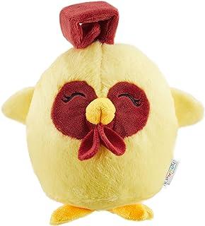 Charming Pet Poppers Yellow Chicken Dog Toy