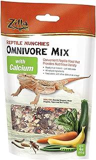 Zilla Reptile Food Munchies Omnivore Mix With Calcium