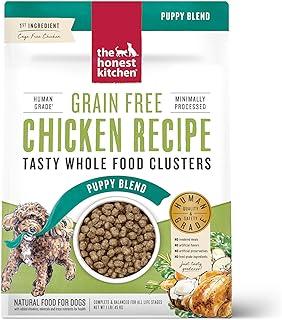 The Honest Kitchen Whole Food Clusters Puppy Grain Free Chicken Dry Dog food, 1 lb Bag