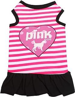 Ollypet Dog Dress Cute Sundress Tutu Puppy Girl Pink Fancy Pet Apparel
