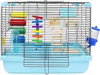 Hamster Cage with Exercise Wheel, Water Bottle & Accessories