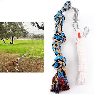 Lovinouse Upgraded Spring Pole Dog Rope Toys