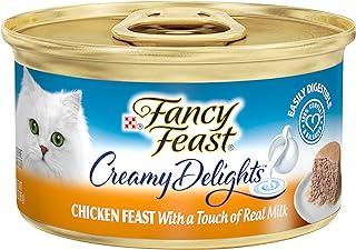 Purina Pate Wet Cat Food, Creamy Delights Chicken Feast With A Touch of Real Milk