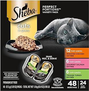 SHEBA Wet Cat Food Cuts in Gravy Variety Pack