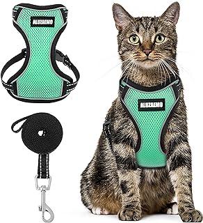 ALUZAEMO Cat Harness and Leash Set