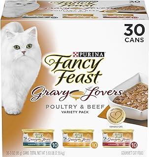 Purina Fancy Feeast Gravy Wet Cat Food Variety Pack