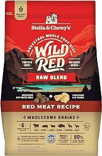 Stella & Chewy’s Wild Red Dry Dog Food Raw Blend High Protein Wholesome Grains