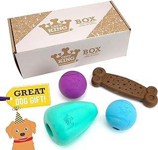Chew King Dog Box XLarge- Durable Fetch Balls