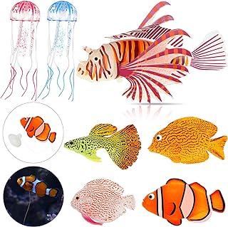 Weewooday Artificial Fish Glowing Effect Aquarium Decor Floating Ornament