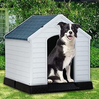 Waterproof Dog House with Air Vents and Elevated Floor