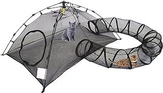 Cat Enclosures Outdoor Pet Playpen with one cat tunnel