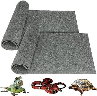 Reptile Carpet Gray Terrarium Mat Liner Bedding Bearded Dragon Substrate Supplies for Snake Tortoise Lizard