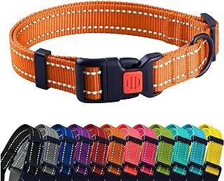 Reflective Dog Collar with Quick Release Buckle