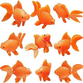 Artificial Aquarium Fishes Realistic Moving Floating Orange Goldfish
