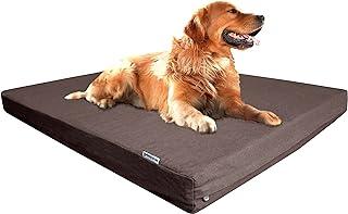 Dogbed4less Extra Large Orthopedic Waterproof Durable Pet Bed with Cool Memory Foam Pad