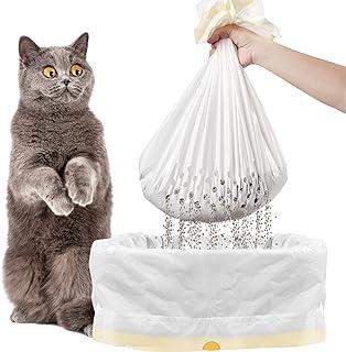 Extra Thick Cat Litter Box Liner for Durability, Elastic Drawstring Liners-ADDPETS