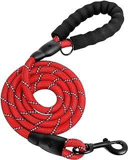 VOOPET Strong Dog Leash with Soft Padded Handle and Highly Reflective Threads