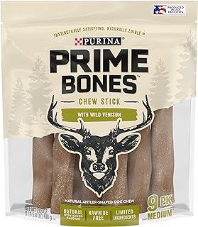 Purina Prime Bones Made in USA Facilities Limited Ingredient Medium Dog Treat With Wild Venison