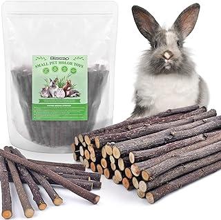 Bissap 230g/0.5Ib Apple Stick For Rabbit, Natural Bunny Chew Toies and Treat for Guinness Pig Hamster