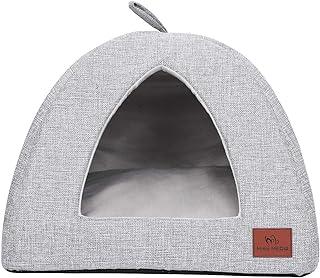 Miss Meow Cat Cave Bed Tent for Indoor Small and Large Dogs