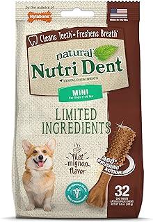Nylabone Natural Dental Filet Mignon Flavored Chew Treats