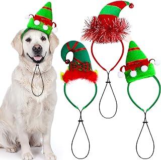 Aneco 3 Pack Christmas Puppy Dog Elf Headband