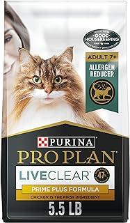 Purina Pro Plan Allergen Reducing Senior Cat Food, LIVECLEAR Adult 7+ Prime Plus Chicken and Rice Formula