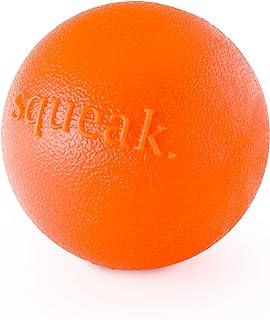 Planet Dog orbee-tuff squeak ball orange dog fetch toy