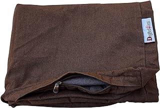 Heavy Duty Chocolate Brown Denim Jean Dog Pet Bed External Cover