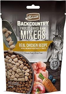 Merrick Backcountry Freeze-Dried Raw Dry Dog Food Mixers Real Chicken