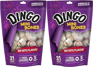Dingo Mini – White 2.5 Inch, 21 Bones each