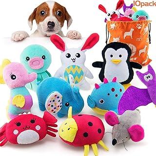 AWOOF 10 Pack Dog Squeaky Toys for Puppy