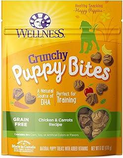 Wellness Crunchy Puppy Bites Natural Grain-Free Treats for Training