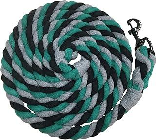 Kensington Horse Lead Rope Extra Durable 10Ft. Heavy Super-Strength Cotton Triple Colored