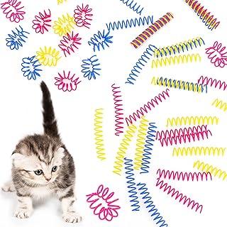 Colorful Cat Spiral Springs Interactive Kitten Toys