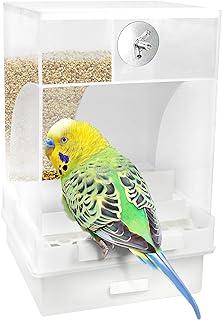 Large Capacity- Parrot Automatic FeederNo Debris Bird Food Container
